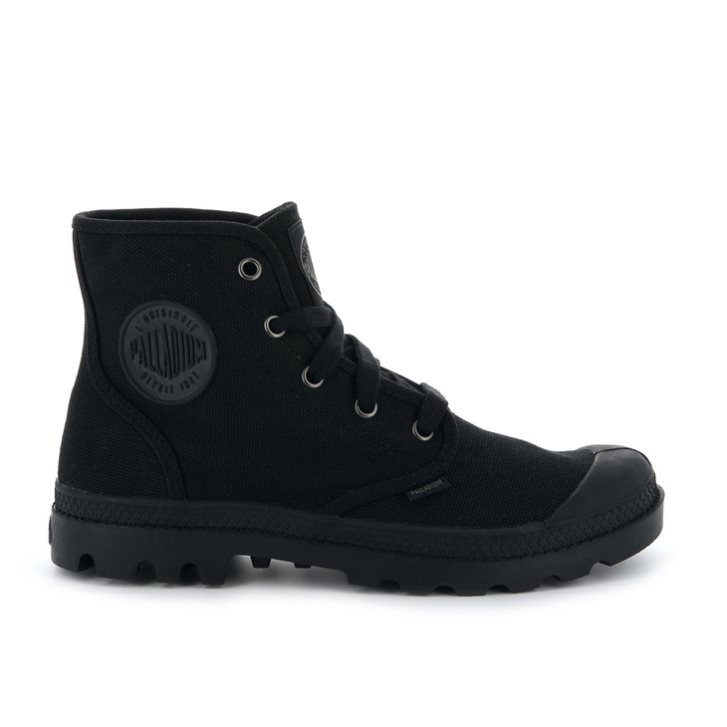 Palladium Pampa Hi Women\'s Boots Black | UK E269-IQB